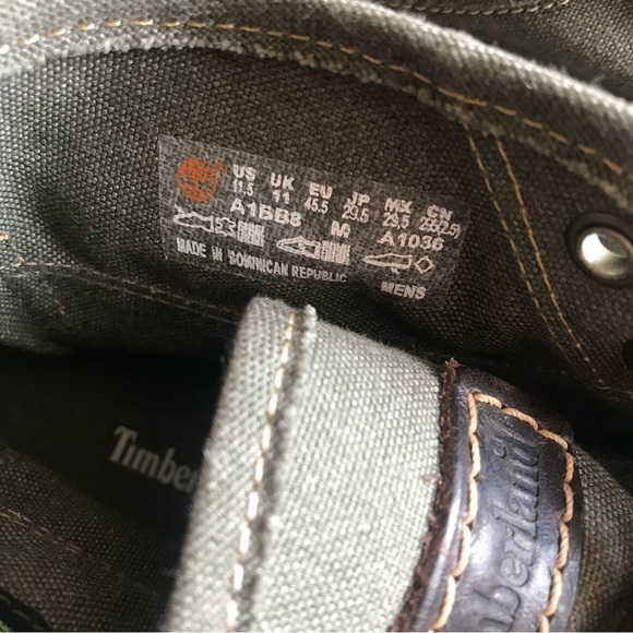 Gorpcore Timberland Chukka Boots Size 11.5 Lightweight Canvas Sneaker-Boot - Picture 6 of 11